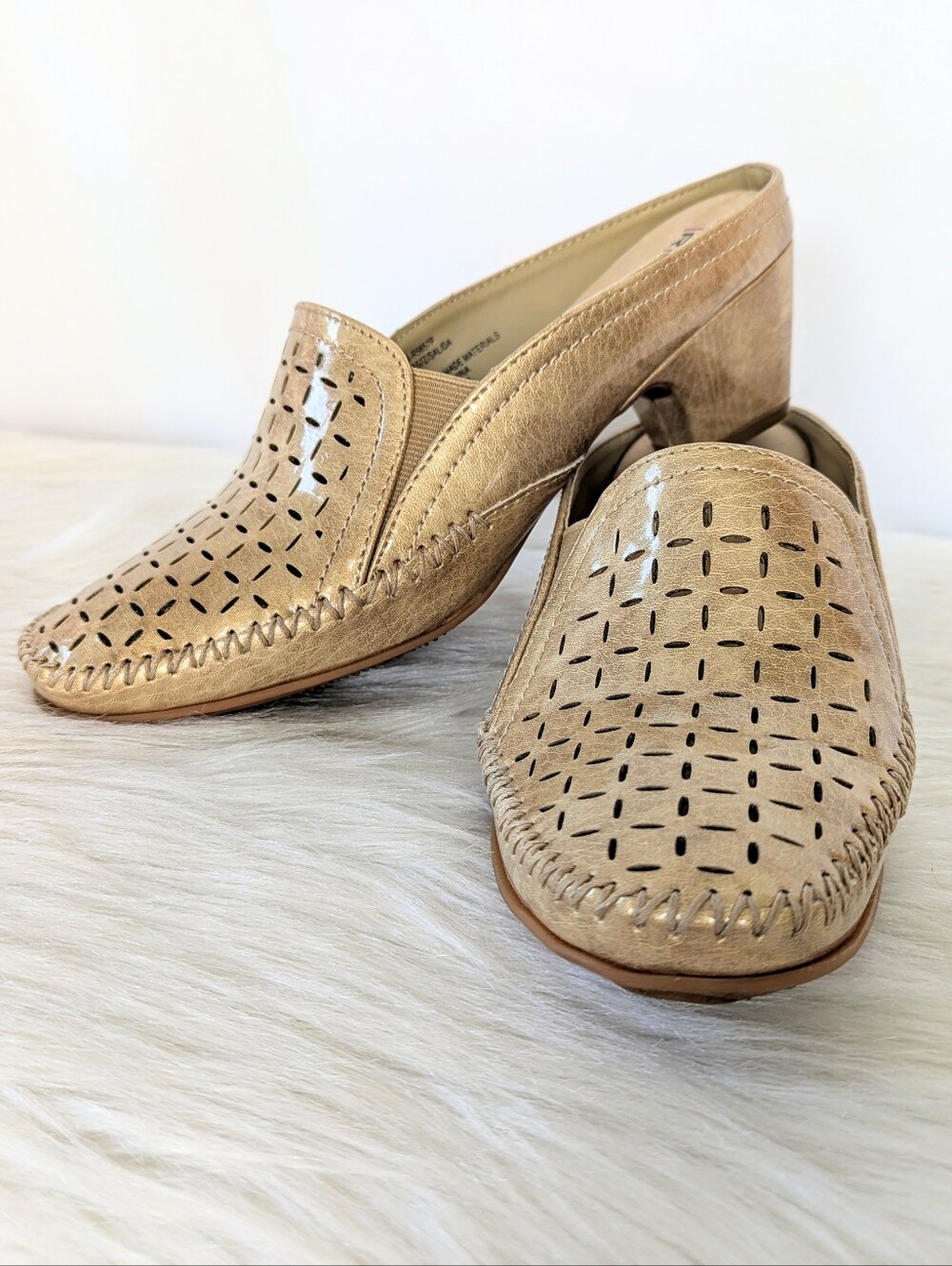 Rialto Salida Gold Slip on Mules